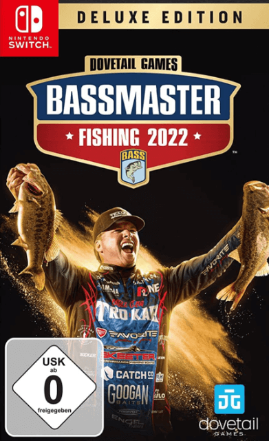 Bassmaster Fishing 2022: Deluxe Edition box art for Nintendo Switch